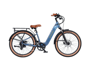 Santa Monica Ebike Metallic Blue Regular: 5'1"-6'2"
