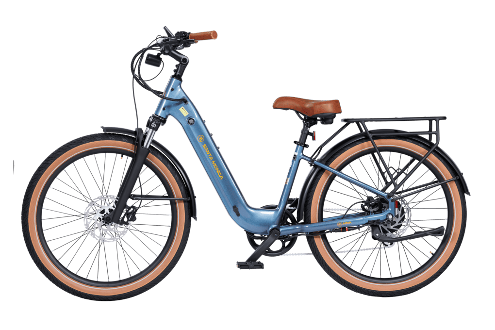 Santa-Monica-Ebike-Metallic-Blue-Left