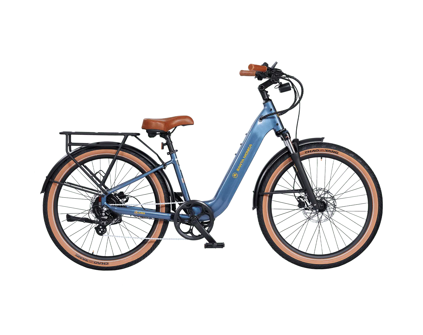 Santa Monica Ebike Metallic Blue Regular: 5'1"-6'2"