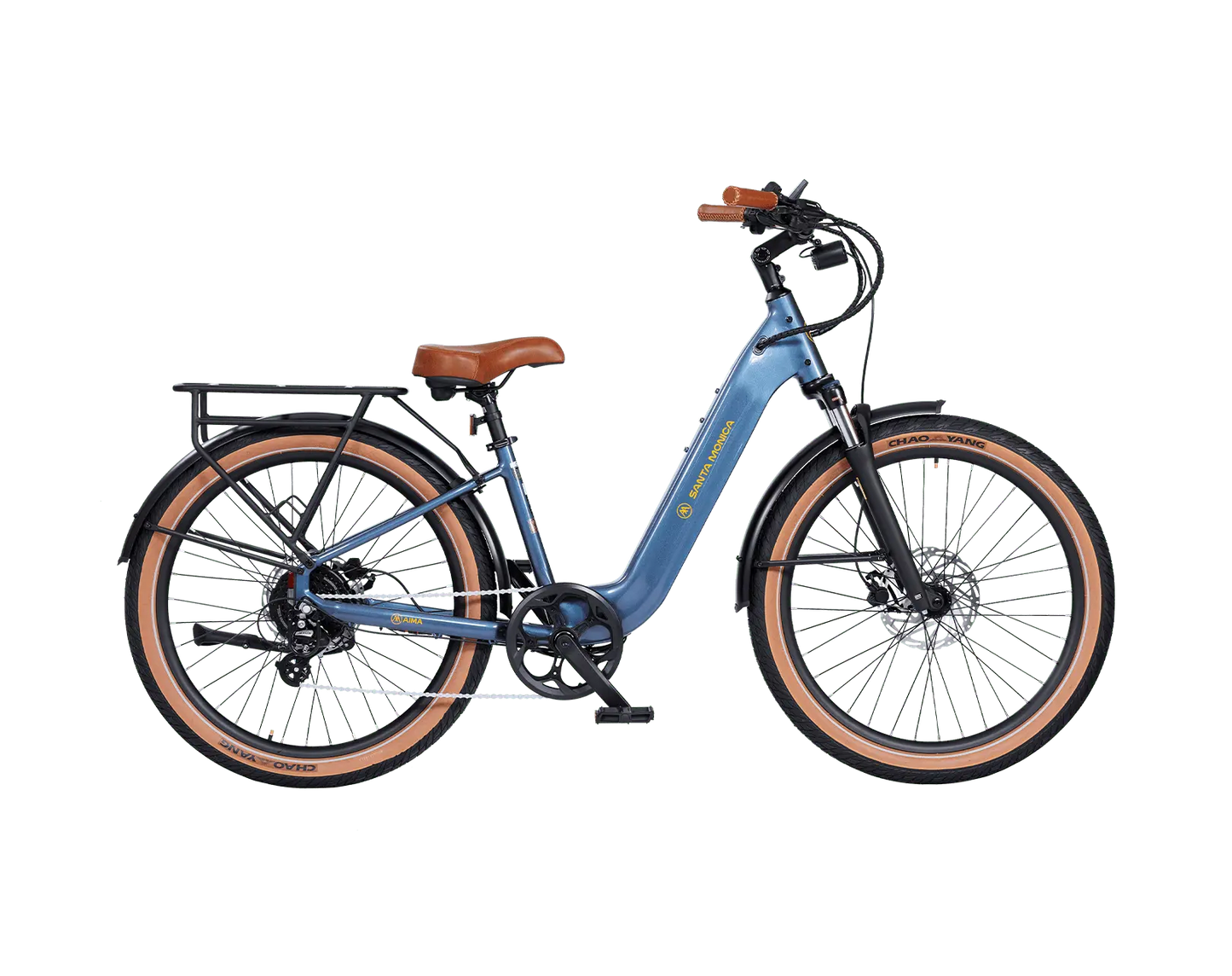 Santa Monica Ebike Metallic Blue Regular: 5'1"-6'2"